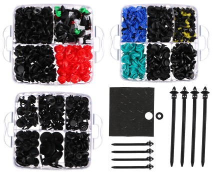 Sett med klips, fester og nagler for biltrekk MECHNIC TRIM CLIP SET 700