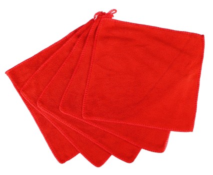 Mikrofiberkluter for bilvask CAR DETAILING WASH TOWEL SET 5, 25x25 cm 450 g 5 stk