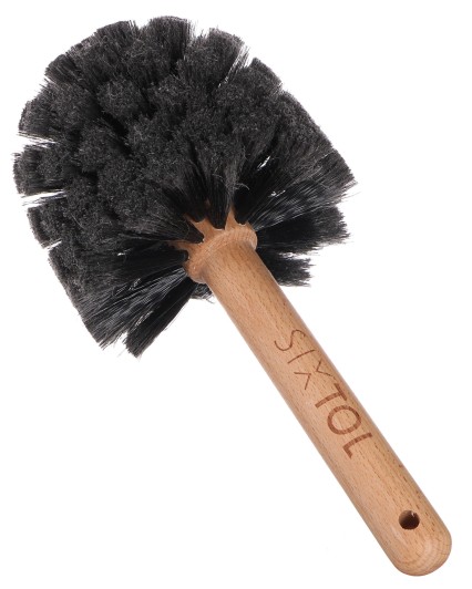Rund børste for rengjøring av sykkel- eller motorsykkelramme CAR DETAILING WOOD BRUSH 1