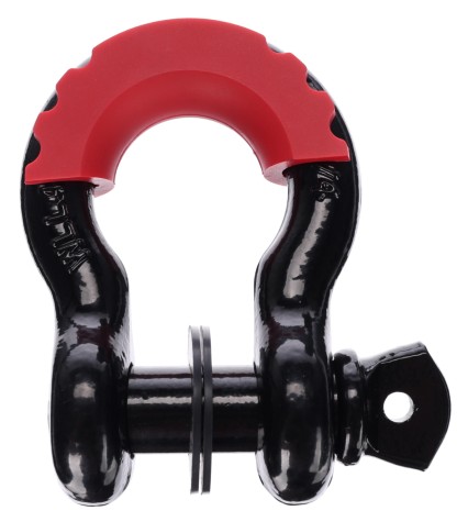 Offroad-sjakel med gummibeskyttelse CAR SHACKLE 1, bæreevne 4,75 t