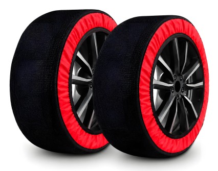 Tekstilsnøkjettinger for dekk CAR SNOW TIRE CHAIN S, 13"-17", tekstil, 2 stk