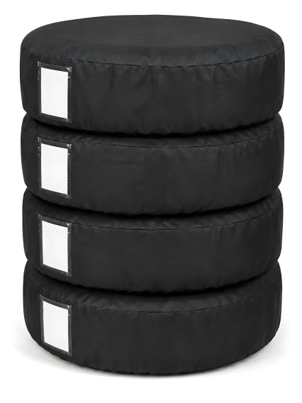 Beskyttelsesdeksler for dekk CAR TIRE COVER BASIC XL, maks. diameter 70 x 35 cm, 4 stk
