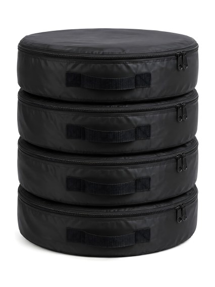 Sett med dekkovertrekk CAR TIRE COVER PRO XL, maks. diameter 66 x 22 cm, 4 stk