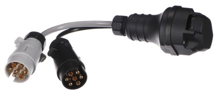 Kabelreduksjon for tilhengerkontakt TRAILER CABLE 5, fra 13-pin til 7-pin N+S, 35 cm
