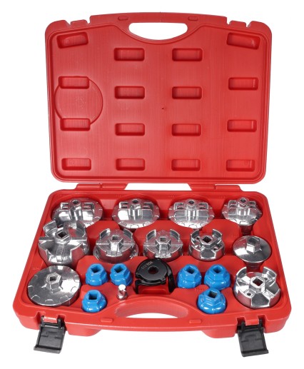 Sett for demontering av oljefiltre MECHANIC OIL WRENCH 19, 19 stk