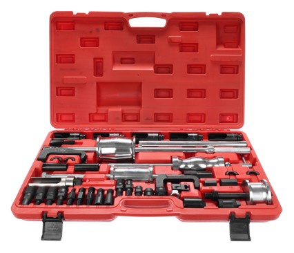 Sett for demontering av injektorer med tilbakeslagshammer MECHANIC PULLER SET 2, 40 stk