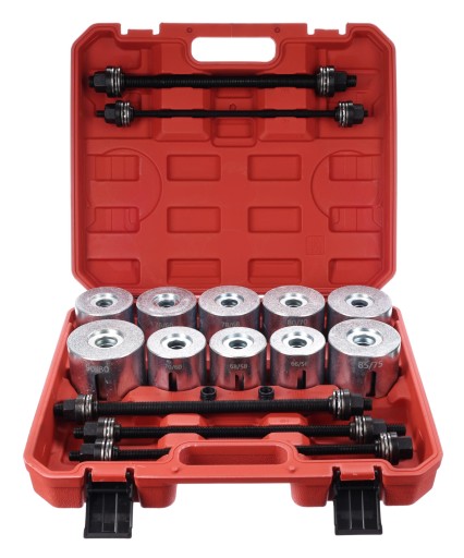 Sett for pressing og uttrekking av lager og hylser MECHANIC PULLER SET 3, 27 stk