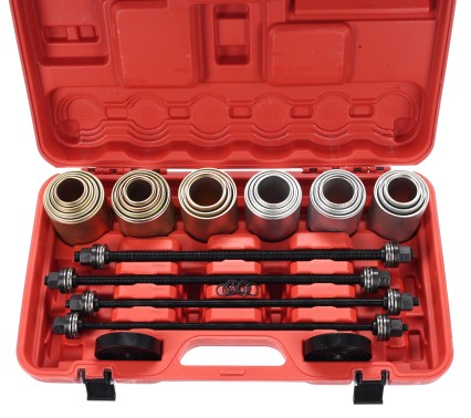 Sett for pressing og uttrekk av lagre og hylser MECHANIC PULLER SET 4, 27 deler