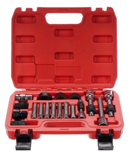 Sett for montering og demontering av alternatorens remskiver MECHANIC PULLEY SET 2, 18 deler