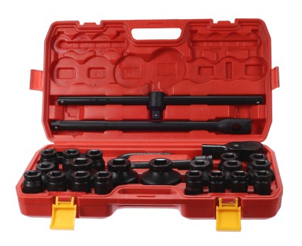 Sett med piper MECHANIC WRENCH SET 3, heavy-duty, 26 deler