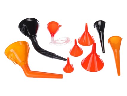 Sett med trakter for påfylling av væsker MECHANIC FUNNEL SET 3, 9 stk