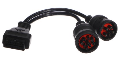 OBD-II-adapter 9-pin J1939 og 6-pin J1708 MECHANIC CABLE 8