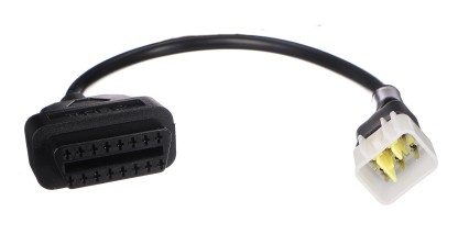 OBD-II-adapter 6-pinners for Delphi-motorsykkel MECHANIC CABLE 12