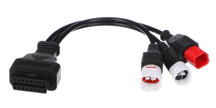 OBD-II-adapter 3-pin/4-pin/6-pin for Yamaha og Honda motorsykkel MECHANIC CABLE 23