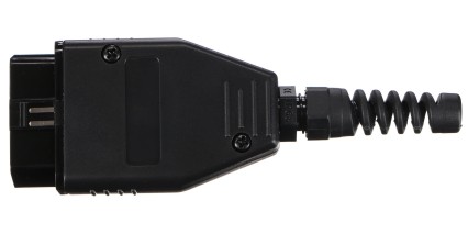 OBD-II-plugg med 16 pinner for montering av egen kabel MECHANIC CABLE 29, svart