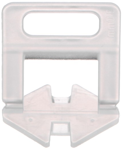 Sett med nivelleringsklips LEVEL SYSTEM T-HOLD 1 mm, 1000 stk