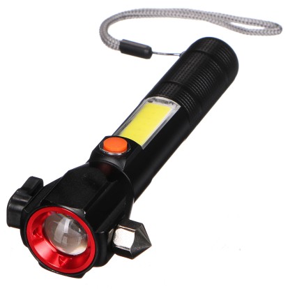 Sikkerhetslykt for bil med magnet CAR LAMP SAFETY, 300 lm, COB LED, USB
