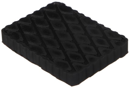 Gummipute for biljekk JACK PAD 12, 160x120x20 mm