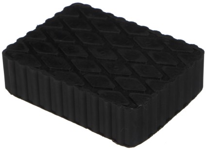 Gummipute for biljekk JACK PAD 13, 160x120x40 mm