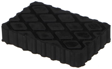 Gummipute for biljekk JACK PAD 16, 120x80x20 mm
