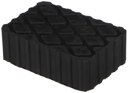 Gummipute for biljekk JACK PAD 17, 120x80x40 mm