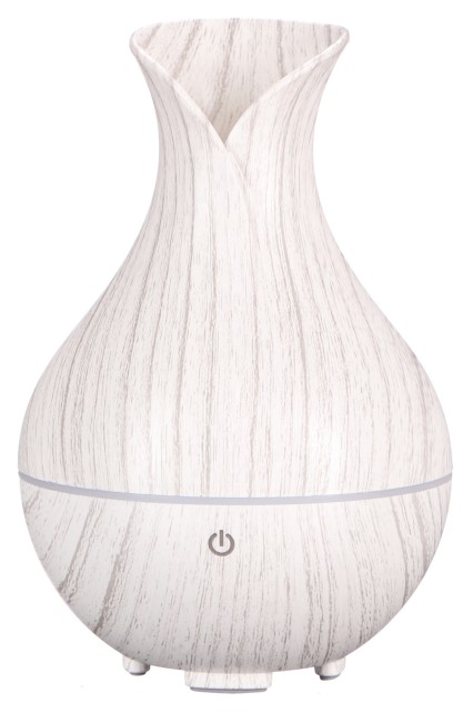 Aroma-diffuser Bloom hvitt tre 200 ml