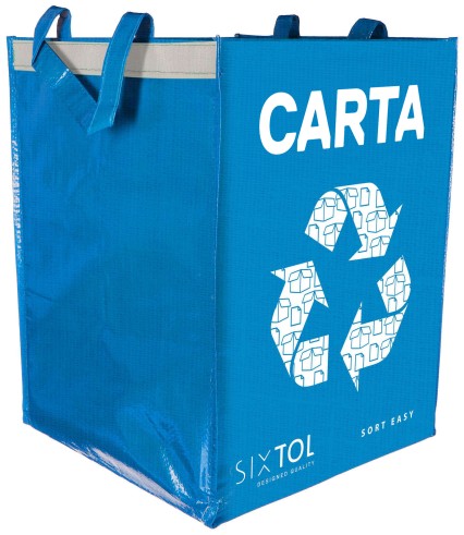 Pose for sortert avfall SORT EASY CARTA IT, 30x30x40cm, 36l