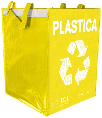 Pose for sortert avfall SORT EASY PLASTICA IT, 30x30x40cm, 36l
