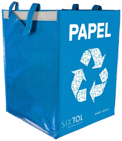 Pose for sortert avfall SORT EASY PAPEL ES, 30x30x40cm, 36l