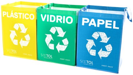 Sorteringsposer SORT EASY 3 BASIC ES, 30 x 30 x 40 cm, 3 x 36 l, 3 stk