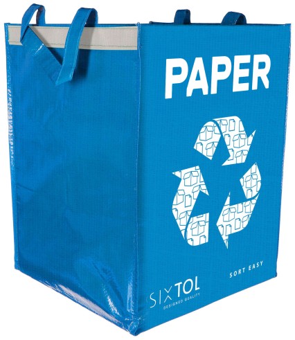 Sorteringspose SORT EASY PAPER EN, 30 x 30 x 40 cm, 36 l