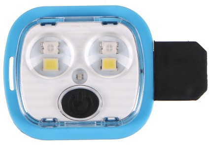 Reserve-LED-lys til lue/hodelykt B-HAT LED LIGHT 2, rød/blå