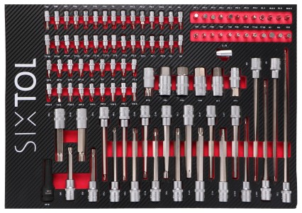 Verktøymodul til verkstedvogn MECHANIC TOOL TRAY 2, 102 deler