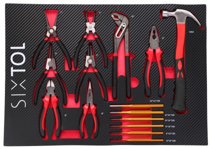 Verktøymodul til verkstedvogn MECHANIC TOOL TRAY 4, 15 deler