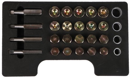 Sett for reparasjon av gjenger i oljepanner MECHANIC OIL PAN SET 64, 64 stk