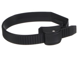 Hurtigspennende stropp for sykkelstativ på tilhengerfeste, lengde 38 cm, svart - reservedel