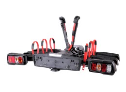 Sykkelstativ for tilhengerfeste E-BIKE 3 PREMIUM - 3 elsykler, lastekapasitet 60 kg, sammenleggbart
