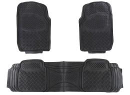 Universelle gummibilmatter CAR MAT UNI SET 2, komplett, 3 stk