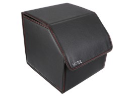 Bagasjeromsorganisator CAR COMPACT LEATHER S, 1 rom, sammenleggbar, med lokk