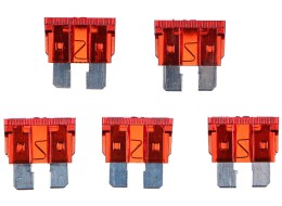 Sett med bladformede sikringer MECHANIC FUSE SET 10A, 100 stk