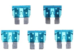 Sett med bladformede sikringer MECHANIC FUSE SET 15A, 100 stk