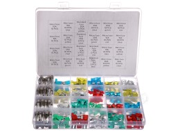 Sett med blad- og glassikringer for bil MECHANIC FUSE SET 215