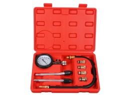 Sett for kompresjonstesting av bensinmotorer MECHANIC ENGINE TESTER 8, 0-20 bar, 8 stk