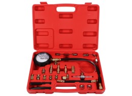 Sett for trykktesting av bensinmotorer MECHANIC ENGINE TESTER 20, 0-10 bar, 20 deler
