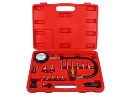 Sett for trykktesting av sylindertrykk i dieselmotorer MECHANIC ENGINE TESTER 21, 0-70 bar, 21 deler