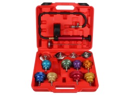 Sett for testing av kjølesystemet MECHANIC COOLING TESTER 14, 0-2,5 bar, 14 deler