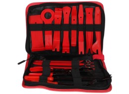 Multifunksjonelt sett for demontering av polstring og interiør MECHANIC TRIM SET 19, 19 deler