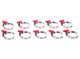 Slangeklemme med vingemutter MECHANIC CONNECT 32-44 mm, 10 stk