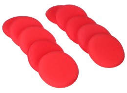 Sett med poleringsputer for bilvoks CAR DETAILING WAX PAD 10, 10 stk