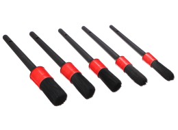 Sett med myke presisjonsbørster for bilrengjøring CAR DETAILING BRUSH 5 SOFT, 5 deler